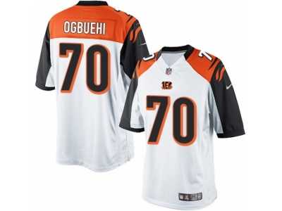 Men's Nike Cincinnati Bengals #70 Cedric Ogbuehi Limited White NFL Jersey