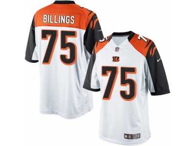Men's Nike Cincinnati Bengals #75 Andrew Billings Limited White NFL Jersey