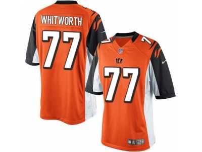 Men's Nike Cincinnati Bengals #77 Andrew Whitworth Limited Orange Alternate NFL Jersey