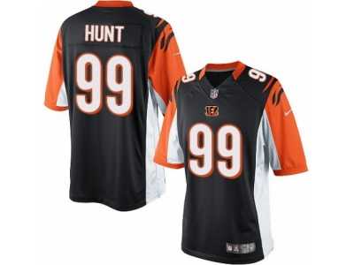 Men's Nike Cincinnati Bengals #99 Margus Hunt Limited Black Team Color NFL Jersey