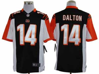 Nike NFL Cincinnati Bengals #14 Andy Dalton Black Jerseys(Limited)