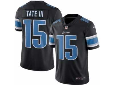 Youth Nike Detroit Lions #15 Golden Tate III Limited Black Rush NFL Jersey