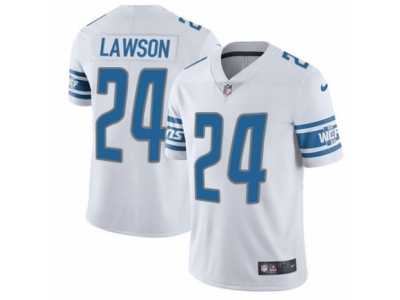 Youth Nike Detroit Lions #24 Nevin Lawson Vapor Untouchable Limited White NFL Jersey