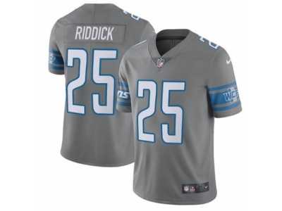 Youth Nike Detroit Lions #25 Theo Riddick Limited Steel Rush NFL Jersey