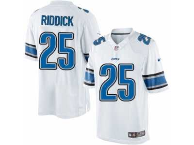 Youth Nike Detroit Lions #25 Theo Riddick Limited White NFL Jersey