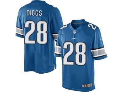 Youth Nike Detroit Lions #28 Quandre Diggs Limited Light Blue Team Color NFL Jersey