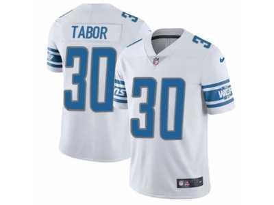 Youth Nike Detroit Lions #30 Teez Tabor Limited White Vapor Untouchable NFL Jersey