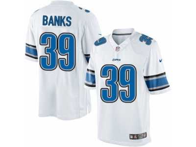 Youth Nike Detroit Lions #39 Johnthan Banks Limited White NFL Jersey