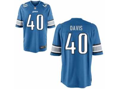 Youth Nike Detroit Lions #40 Jarrad Davis Game Light Blue Team Color NFL Jersey