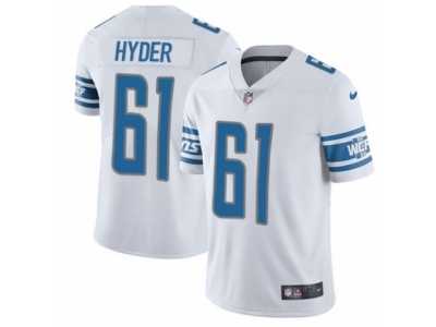 Youth Nike Detroit Lions #61 Kerry Hyder Vapor Untouchable Limited White NFL Jersey