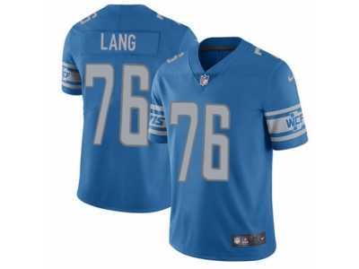 Youth Nike Detroit Lions #76 T.J. Lang Limited Light Blue Team Color NFL Jersey