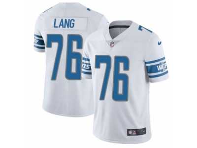 Youth Nike Detroit Lions #76 T.J. Lang Limited White NFL Jersey