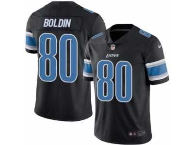 Youth Nike Detroit Lions #80 Anquan Boldin Limited Black Rush NFL Jersey