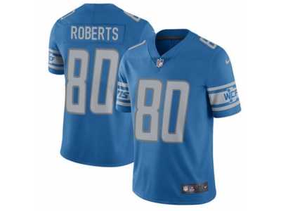 Youth Nike Detroit Lions #80 Michael Roberts Limited Light Blue Team Color NFL Jersey