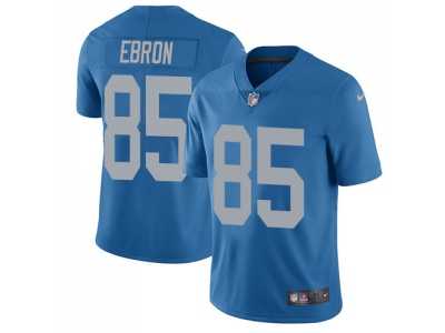 Youth Nike Detroit Lions #85 Eric Ebron Blue Throwback Stitched NFL Limited Jersey