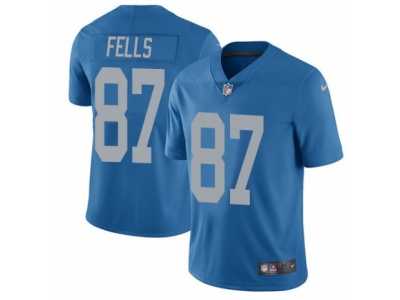 Youth Nike Detroit Lions #87 Darren Fells Limited Blue Alternate NFL Jersey