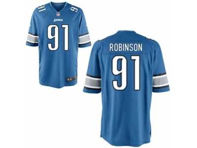 Youth Nike Detroit Lions #91 A'Shawn Robinson Light Blue Team Color NFL Jersey