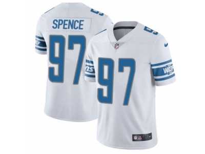 Youth Nike Detroit Lions #97 Akeem Spence Vapor Untouchable Limited White NFL Jersey