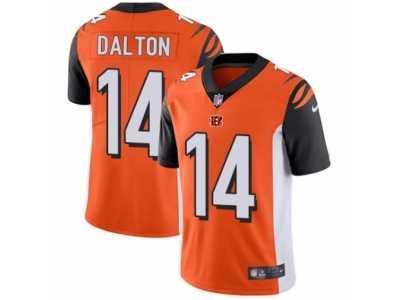 Youth Nike Cincinnati Bengals #14 Andy Dalton Vapor Untouchable Limited Orange Alternate NFL Jersey