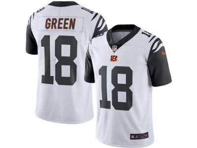 Youth Nike Cincinnati Bengals #18 A.J. Green Limited White Rush NFL Jersey