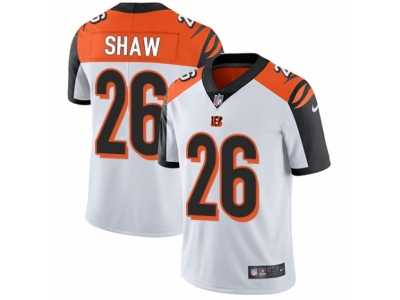 Youth Nike Cincinnati Bengals #26 Josh Shaw Vapor Untouchable Limited White NFL Jersey