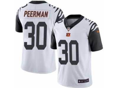 Youth Nike Cincinnati Bengals #30 Cedric Peerman Limited White Rush NFL Jersey