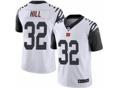 Youth Nike Cincinnati Bengals #32 Jeremy Hill Limited White Rush NFL Jersey