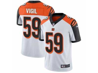 Youth Nike Cincinnati Bengals #59 Nick Vigil Vapor Untouchable Limited White NFL Jersey