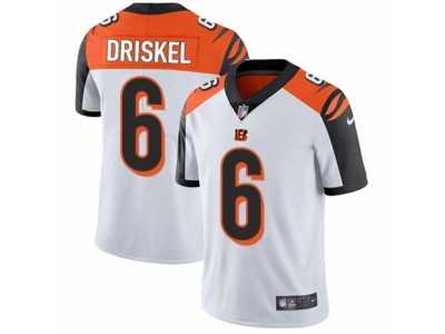 Youth Nike Cincinnati Bengals #6 Jeff Driskel Vapor Untouchable Limited White NFL Jersey