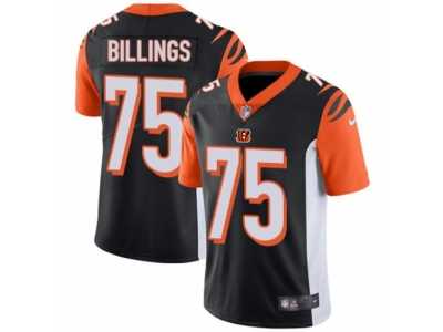 Youth Nike Cincinnati Bengals #75 Andrew Billings Vapor Untouchable Limited Black Team Color NFL Jersey
