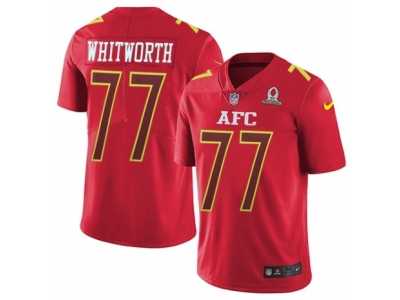 Youth Nike Cincinnati Bengals #77 Andrew Whitworth Limited Red 2017 Pro Bowl NFL Jersey