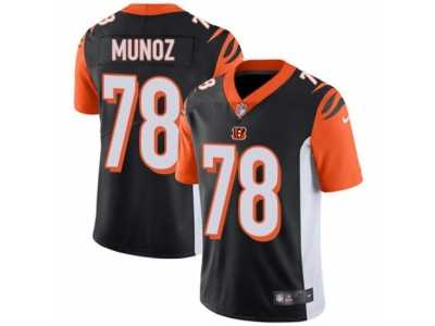 Youth Nike Cincinnati Bengals #78 Anthony Munoz Vapor Untouchable Limited Black Team Color NFL Jersey