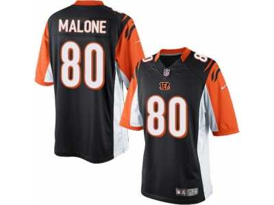 Youth Nike Cincinnati Bengals #80 Josh Malone Limited Black Team Color NFL Jersey