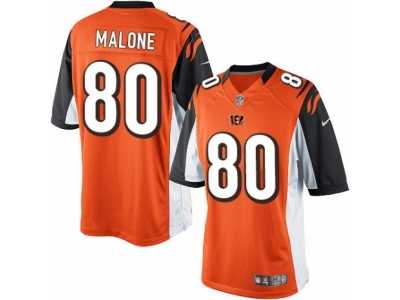Youth Nike Cincinnati Bengals #80 Josh Malone Limited Orange Alternate NFL Jersey