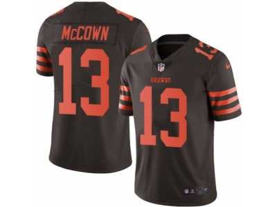 Youth Nike Cleveland Browns #13 Josh McCown Limited Brown Rush NFL Jersey