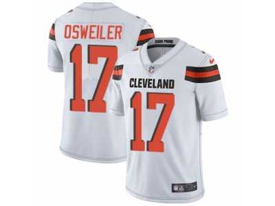 Youth Nike Cleveland Browns #17 Brock Osweiler Vapor Untouchable Limited White NFL Jersey