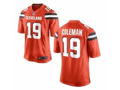 Youth Nike Cleveland Browns #19 Corey Coleman Orange Alternate NFL Jersey