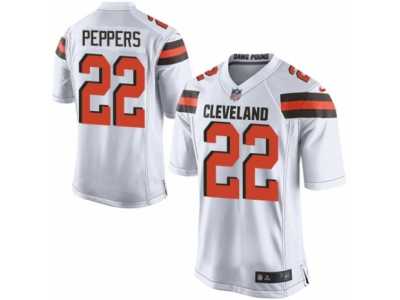 Youth Nike Cleveland Browns #22 Jabrill Peppers Game White NFL Jersey