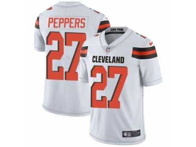 Youth Nike Cleveland Browns #27 Jabrill Peppers Vapor Untouchable Limited White NFL Jersey