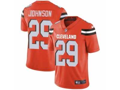 Youth Nike Cleveland Browns #29 Duke Johnson Vapor Untouchable Limited Orange Alternate NFL Jersey