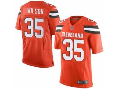 Youth Nike Cleveland Browns #35 Howard Wilson Limited Orange Alternate NFL Jersey