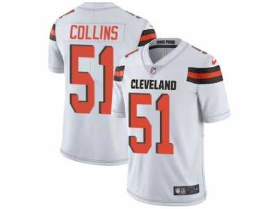 Youth Nike Cleveland Browns #51 Jamie Collins Vapor Untouchable Limited White NFL Jersey