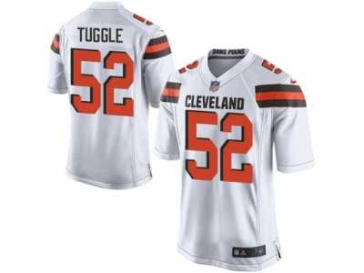 Youth Nike Cleveland Browns #52 Justin Tuggle Limited White NFL Jersey