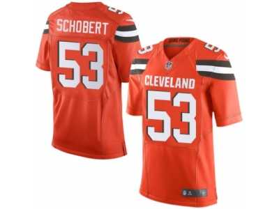 Youth Nike Cleveland Browns #53 Joe Schobert Limited Orange Alternate NFL Jersey