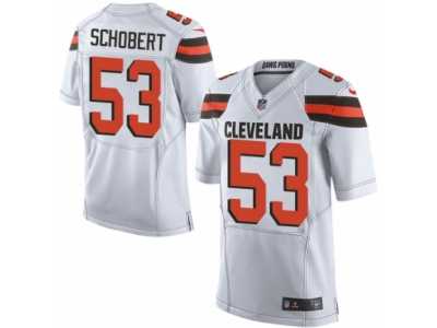 Youth Nike Cleveland Browns #53 Joe Schobert Limited White NFL Jersey