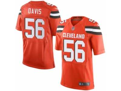 Youth Nike Cleveland Browns #56 DeMario Davis Limited Orange Alternate NFL Jersey