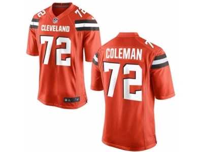 Youth Nike Cleveland Browns #72 Shon Coleman Orange Alternate NFL Jersey
