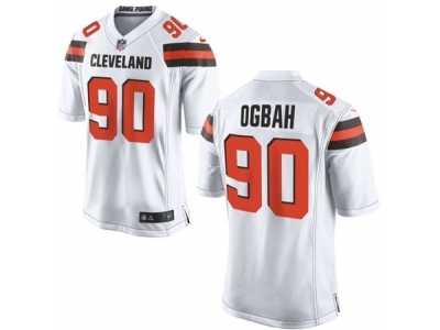Youth Nike Cleveland Browns #90 Emmanuel Ogbah White NFL Jersey
