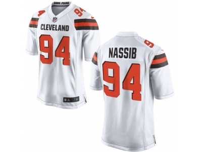 Youth Nike Cleveland Browns #94 Carl Nassib White NFL Jersey