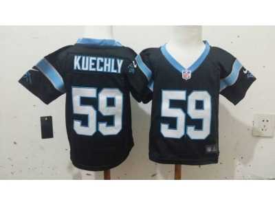 Nike Kids Carolina Panthers #59 Luke Kuechly black jerseys